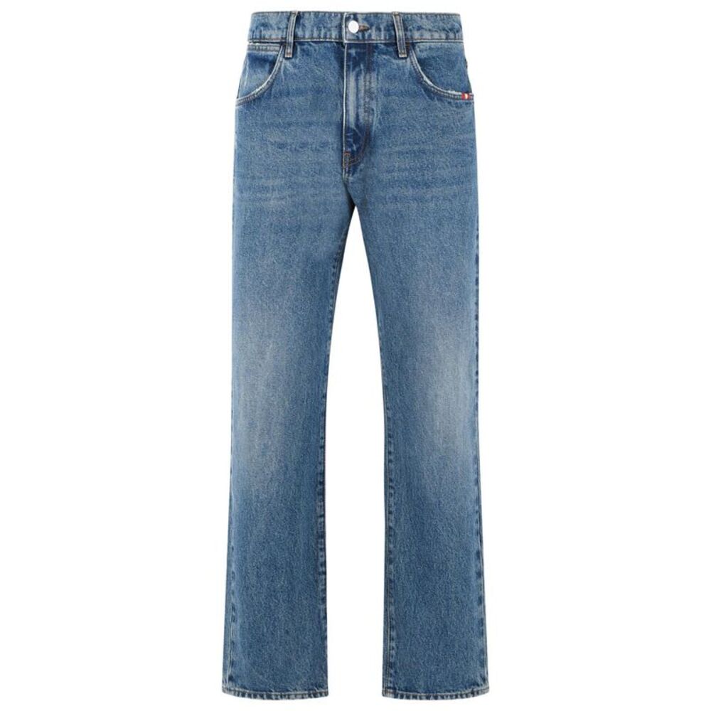 Amish 'James' Blue Cotton Jeans Men